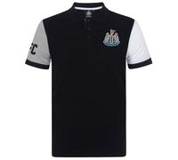 Newcastle United Mens Polo Shirt Crest Official Football Gift