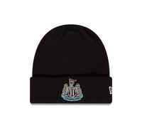 Newcastle United Official Black Cuff Knit Beanie Hat Adults