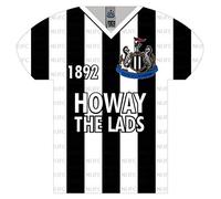 Newcastle United T-shirts Brand Model Shirt Shaped Metal Sign