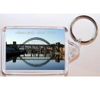 Newcastle Upon Tyne/Bridge - Double Sided Large Keyring Gift/Present/Souvenir