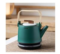 NEWCES Electric Water Kettle Ceramic Electric Kettle 800ml Fast Boil Water Kettle Creative Quiet Boil Kettle Traditional Electric Kettle For Home Kitchen Electric Tea Kettle (Color : Green)
