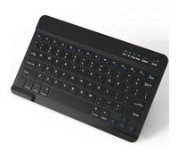 NEWCOO Bluetooth Keyboard, Rechargeable Ultra Slim Wireless US Layout Quiet Portable Design, Small Wireless Keyboard for ipad 10th Generation, iPad Pro/Air/mini, Tablets, for iOS, Windows and Android