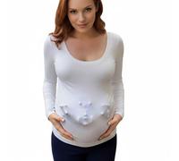 Newcotte Demon Maternity Halloween Costume Pregnant Woman Costume with Head and Hand Models Horrible Halloween Cosplay Party