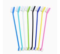 Newday Dog Toothbrush Set of 8 - Dual Headed, Dental Hygiene Convenient Soft Toothbrush to Clean pet Teeth, Dog Tooth Brushes for Small to Large Dogs, Cats, and Most Pets, Teeth Brush in Bulk