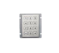 Newdesy K-TEK-B68KP-AC-DWP Stainless Steel Industrial Numeric Keypad, IP65 Waterproof Vandal Proof, Panel Mount, Customizable 12 Keys USB, for Harsh Outdoor, Industrial, Mining, Bank Kiosk, Medical