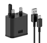 Newding 15W Fast Charger Compatible with Samsung Galaxy A05s A05 A06 A04s A04 A16 A15 A14 A13 A12 A20e A32 A22 A21s A21 A40 A51 S10 S9 S8, USB Charge Cable Phone Charger Plug Adaptive Fast Charging