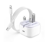 Newding 20W Fast Charger Plug and Cable for Phone 14 Pro 14 Pro Max 14 14 Plus 13 13 Pro Max 13 Pro 13 Mini, Type C PD Wall Charger, USB C Adapter Plug UK with 5FT Charging Cord (2024)