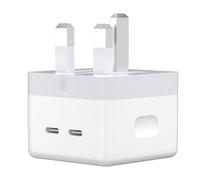 Newding 40W USB C Plug Fast Charger Compatible with iPhone 16 15 14 13 12/ Samsung Galaxy/Google/Xiaomi/Redmi/Honor/Motorola/OnePlus, 2-Port Type C Plug UK Adapter (NO Cable)