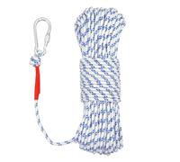 NewDoar 6mm Marine Floating Rope High-Strength Braided Reflective Anchor Mooring Rope with Hook 10M 20M 30M 50M Dock Lines for Boating, Camping, Anchoring, Fishing, Mooring, Tent Canopy-White/10M