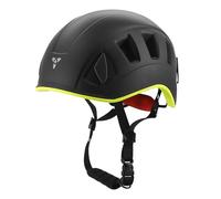 NewDoar Climbing Helmet EN 12492 Certified Half Dome Helmet Ultralight Design with 11 Ventilation Ports & Headlamp Clips for Rock/Ice Climbing, Caving, Rescue Adjustable 57-62cm (Men/Women)-Black