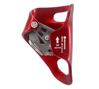 NewDoar Rock Climbing Chest Ascender Abdominal for Vertical Rope Climbing CE Certified Rope Clamp for 8~13MM Rope-Red