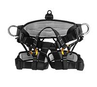 NewDoar UIAA & CE Certified Climbing Harness, Mountaineering Rock Climbing Harness, Half Body Harness for Rappelling Fire Rescuing Tree Climbing