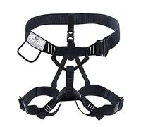 NewDoar UIAA & CE Certified Climbing Harness,Professional Mountaineering Rock Climbing Harness,Black Half Body Harness for Rappelling Fire Rescuing Tree Climbing Gear(Black 2)