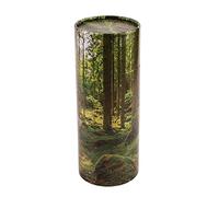 NEWDREAM:The Biodegradable urns for Human,Round Adult Scattering Cremation Urn,Ashes (Large Sunshine in the forest)