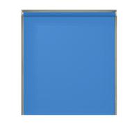NewEdgeBlinds Blue Plain Straight Edge Daylight Roller Blind - 100cm