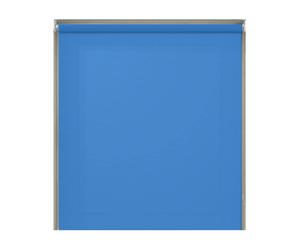 NewEdgeBlinds Blue Plain Straight Edge Daylight Roller Blind - 85cm