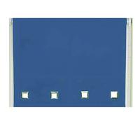 NewEdgeBlinds Blue Square Eyelet Edge Roller Blind - 85cm