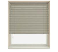 NewEdgeBlinds Grey 25mm Slat PVC Venetian Blind (152cm Drop) - 105cm