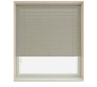 NewEdgeBlinds Grey 25mm Slat PVC Venetian Blind (152cm Drop) - 55cm