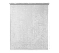 NewEdgeBlinds Light Grey Crushed Velvet Roller Blinds - 165cm
