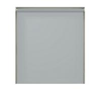 NewEdgeBlinds Light Grey Plain Straight Edge Daylight Roller Blind - 75cm