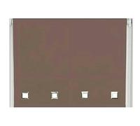 NewEdgeBlinds Mocha Square Eyelet Edge Roller Blind - 130cm