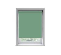 145cm No Drill Basil Thermal Blackout Roller Blind (170cm Drop), Green
