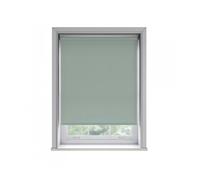 NewEdgeBlinds No Drill Duck Egg Blue Thermal Blackout Roller Blind (170cm Drop) - 100cm