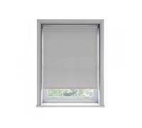 NewEdgeBlinds No Drill Light Grey Thermal Blackout Roller Blind (170cm Drop) - 135cm