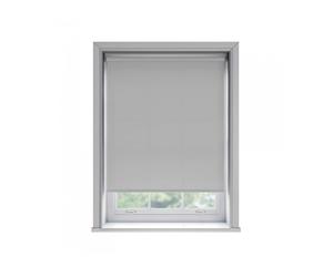 NewEdgeBlinds No Drill Light Grey Thermal Blackout Roller Blind (170cm Drop) - 95cm