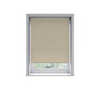 NewEdgeBlinds No Drill Taupe Thermal Blackout Roller Blind (170cm Drop) - 105cm