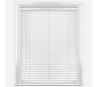 Serene 50mm Faux Wood Venetian Blinds Fine Grained With Strings 120cm Drop 180cm Wide