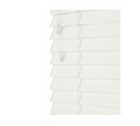 NewEdgeBlinds Serene Smooth Finish Faux Wood Venetian Blinds with Strings (130cm drop) - 170cm