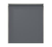 NewEdgeBlinds Slate Grey Plain Straight Edge Daylight Roller Blind - 160cm