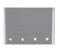 NewEdgeBlinds Slate Grey Square Eyelet Edge Roller Blind - 90cm