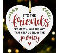 NewEleven Friend Gifts for Women - Friend Christmas Bauble, Birthday Gifts for Women Friends, Besties, Soul Sisters, Friends - Christmas Bauble