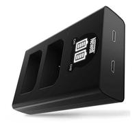 Newell 1x DL-USB-C Charger and 2x LP-E17 Batteries for Canon Set