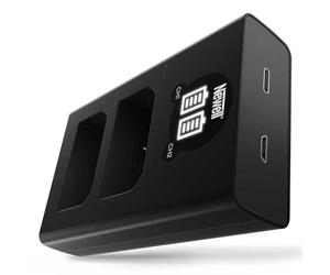 Newell 1x DL-USB-C Charger and 2x LP-E17 Batteries for Canon Set