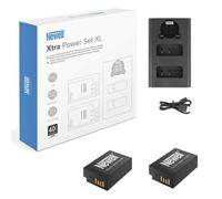 Newell 1x DL-USB-C Charger and 2x LP-E17 Batteries for Canon Set