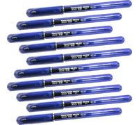 Newell Brands 10 x Papermate Inkjoy Gel Ink Pen, 0.5mm Fine Point Nib, Capped Stick Pens, Pure Blue Loose in Plain Packaging [ASIA IMPORT]