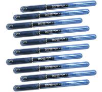Newell Brands 10 x Papermate Inkjoy Gel Ink Pen, 0.5mm Fine Point Nib, Capped Stick Pens, Slate Blue - Loose in Plain Packaging [ASIA IMPORT]