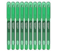 Newell Brands 10x Paper Mate InkJoy Capped Gel Ink Pens Assorted Colours 0.7mm Medium Point Nib Tip Adult Colouring Set (Green)