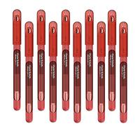 Newell Brands 10x Paper Mate InkJoy Capped Gel Ink Pens Assorted Colours 0.7mm Medium Point Nib Tip Adult Colouring Set (Red)