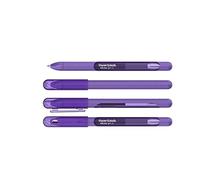 Newell Brands 4x Paper Mate InkJoy Capped Gel Ink Pens Assorted Colours 0.7mm Medium Point Nib Tip Adult Colouring Set (Purple), 4 Count (Pack of 1)