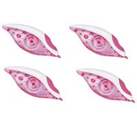 Newell Brands Paper Mate Liquid Paper DryLine Grip Correction Tape Pink 4 Pack