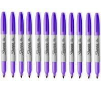 Newell Brands Sharpie Fine Point Permanent Marker Pen Ultra Violet 12 Pack