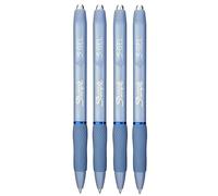 Newell Brands Sharpie S-Gel 0.7mm Gel Pen Plastic Body Blue Ink in Frosty Blue 4 Pack