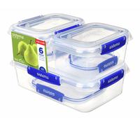 Newell Brands Sistema Klip It Plus Leakproof Food Storage Containers - Pack of 6