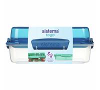 Newell Brands Sistema Lunch Stack Rectangle To Go Lunch Box