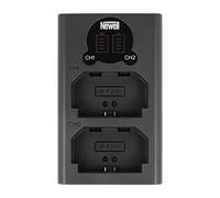 Newell Charger DL-USB-C Dual Channel Compatible with Newell Batteries and Replacement with USB Display Compact LED Display for Travel Home Small Size